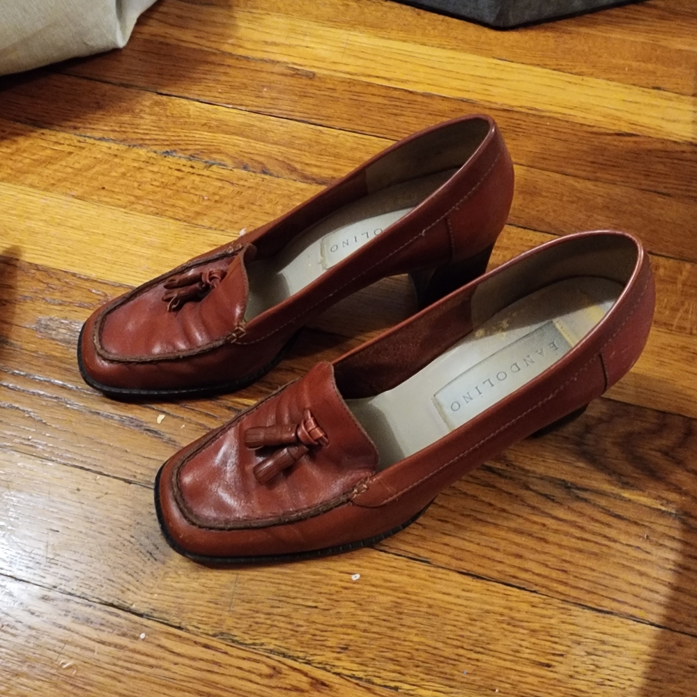 Bandolino Brown Heeled Loafers